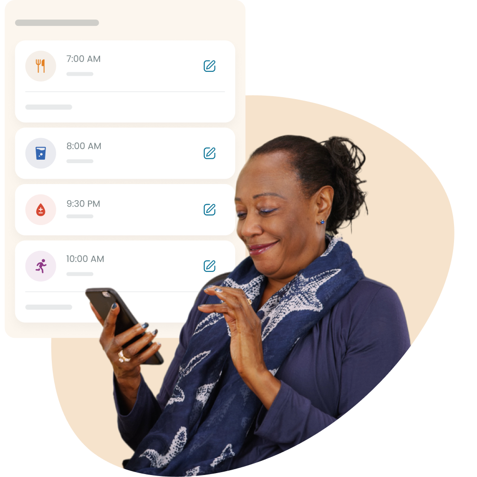 Klinio app diabetes diary image
