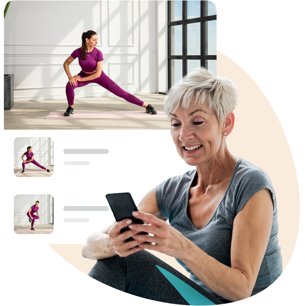 Klinio app workouts image